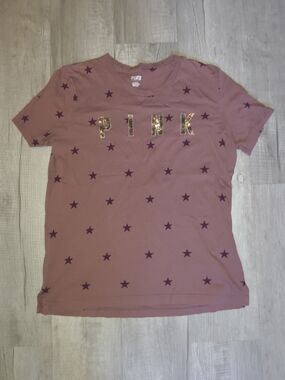 PINK Victoria's Secret Mauve Star Tee